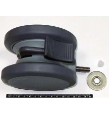 Колесо поворотное с тормозом d125 для тележки Rational CM202 — ЗЧ009539, арт. 60.60.100