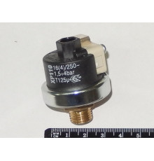 Прессостат XP110 1,5-4 Bar 16A 250V, 1/4